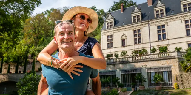 Le domaine de Château Gaillard, à Amboise. Touraine, Val de Loire, France.