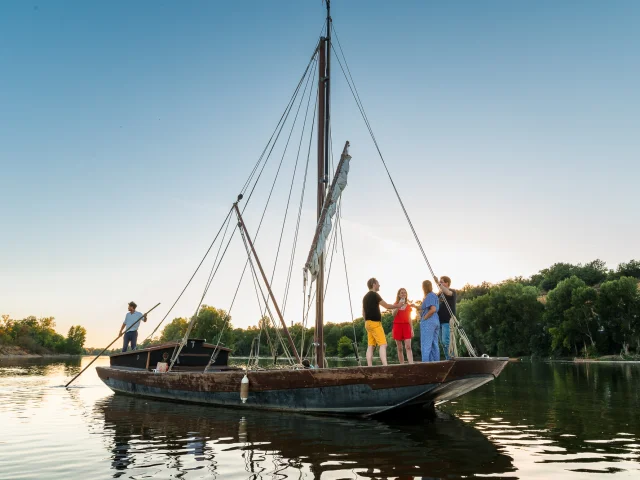 La Touraine Bateau la Rabouilleuse on the Loire