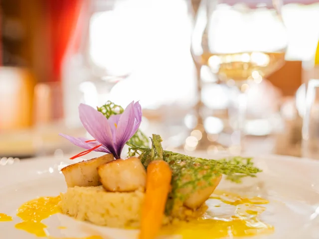 plat avec du safran