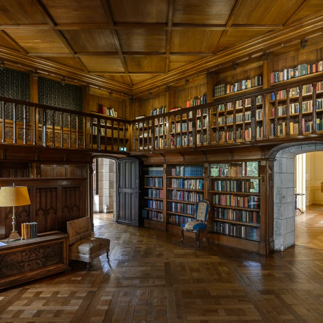 intérieur du Domaine de Candé à Monts