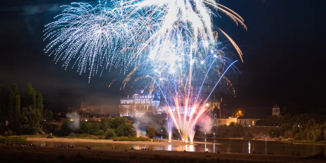 Feux d'artifices à Amboise