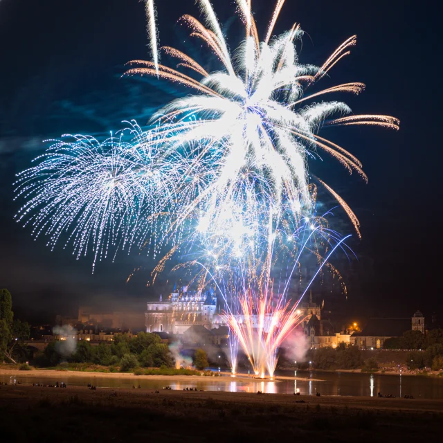 Feux d'artifices à Amboise
