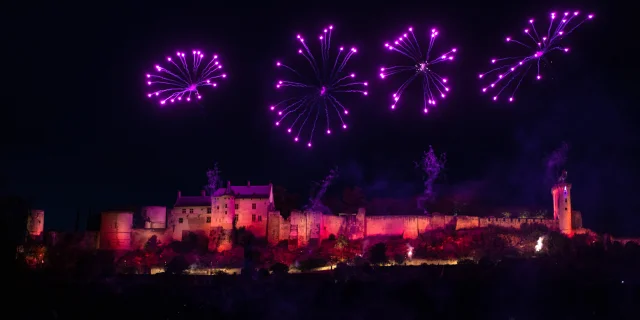 Feux d'artifices à Chinon