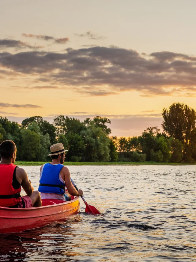 Kanu- und Fahrradbiwak in Chinon