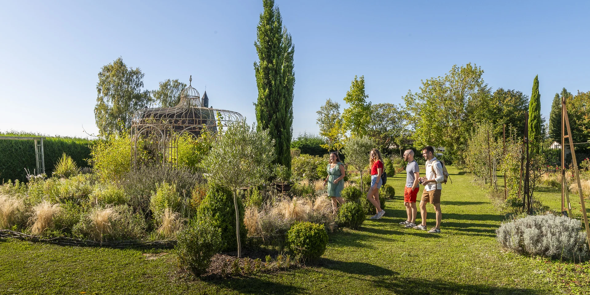 Les estivales du patrimoine Visites et spectacles en Gâtine Racan Jardin du clos Saint Gilles