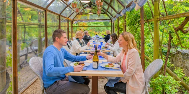 Restaurant Le Jardin Secret Château du Rivau Lémeré