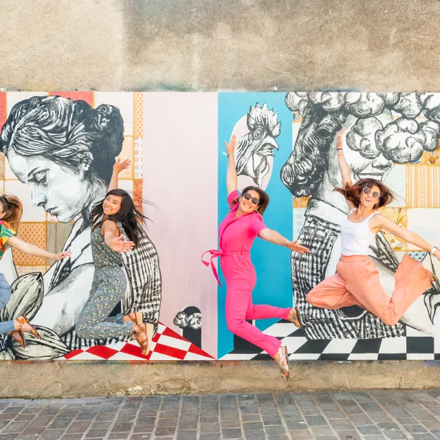 Ville de Tours street art groupe copines