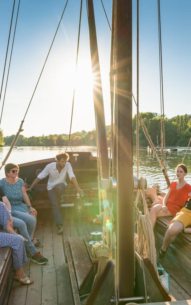 Balade en bateau sur la Loire avec la Rabouilleuse - Rochecorbon