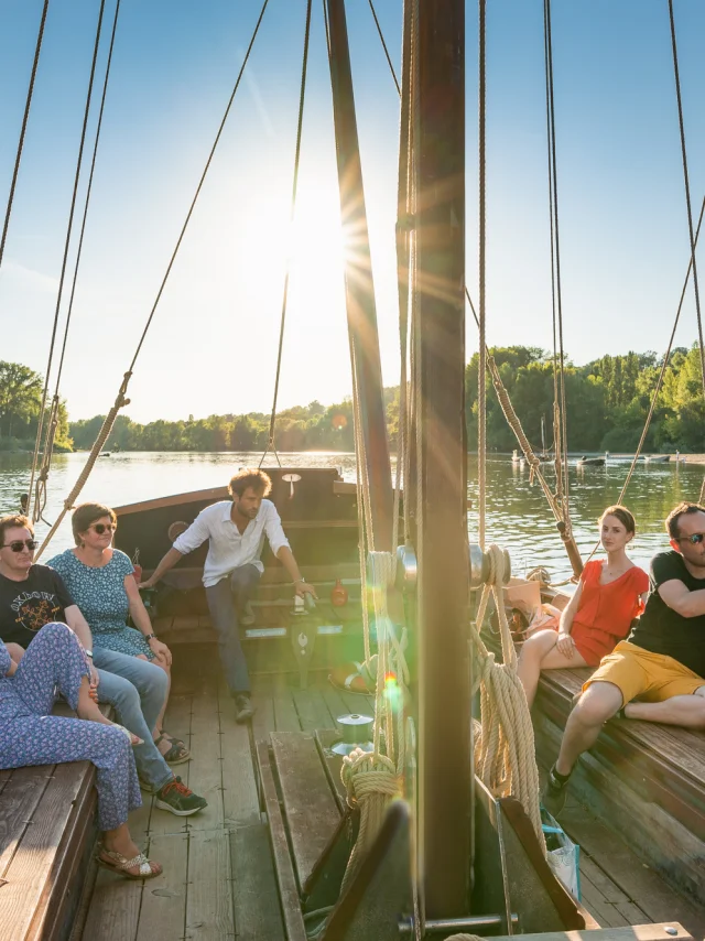 Balade en bateau sur la Loire avec la Rabouilleuse - Rochecorbon