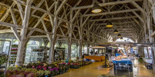 Marché de Richelieu, sous les Halles.