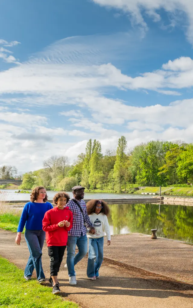 Balade à pied le long du Cher