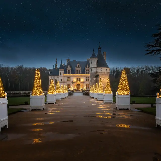 Noël au pays des châteaux. Château de Chenonceau. 2025