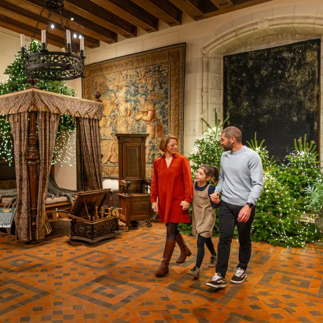 Noël au pays des châteaux. Château royal d'Amboise.