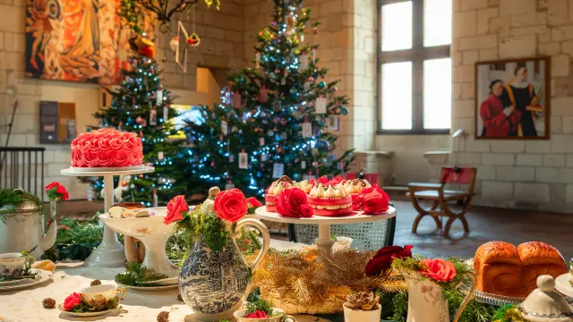 Noël au pays des châteaux. Cité royale de Loches.