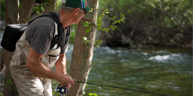 River fisherman