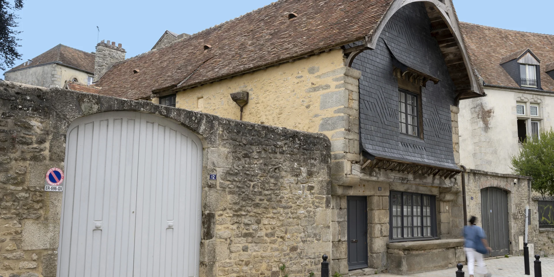 Vue extérieure de la maison à l'étal dans le quartier Saint-Léonard