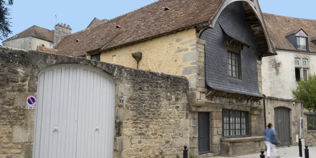 Vue extérieure de la maison à l'étal dans le quartier Saint-Léonard
