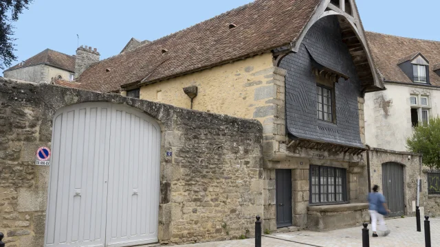 Vue extérieure de la maison à l'étal dans le quartier Saint-Léonard