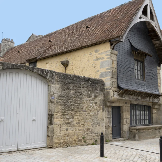 Vue extérieure de la maison à l'étal dans le quartier Saint-Léonard