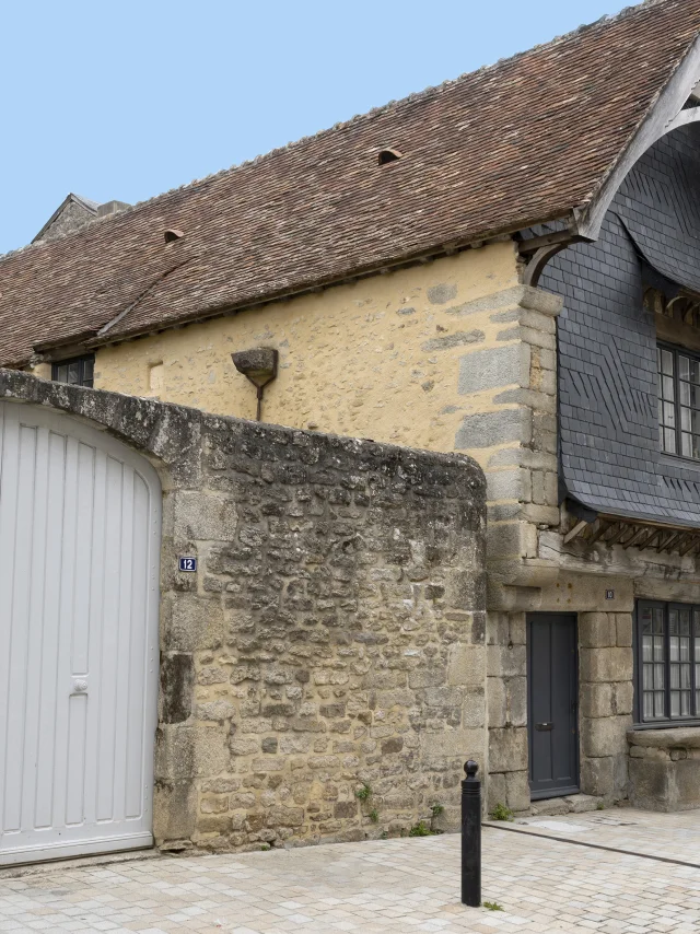Vue extérieure de la maison à l'étal dans le quartier Saint-Léonard