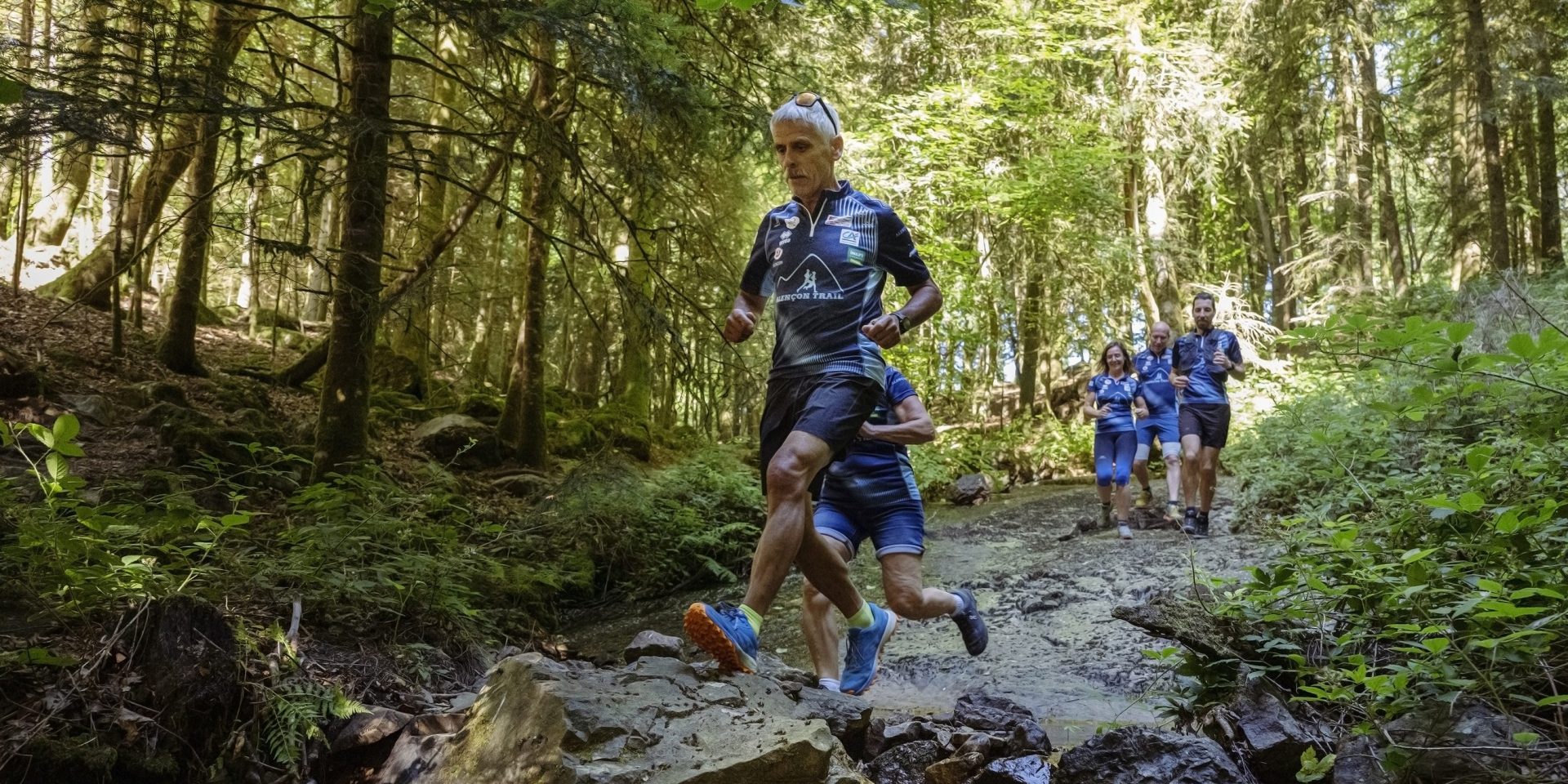 Traileurs dans la forêt d'Écouves