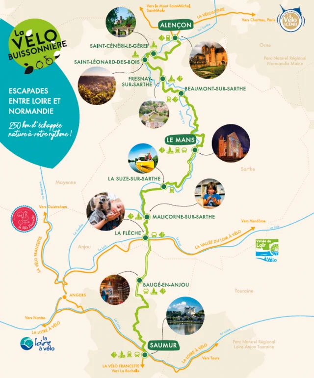 Carte La Vélobuissonnière