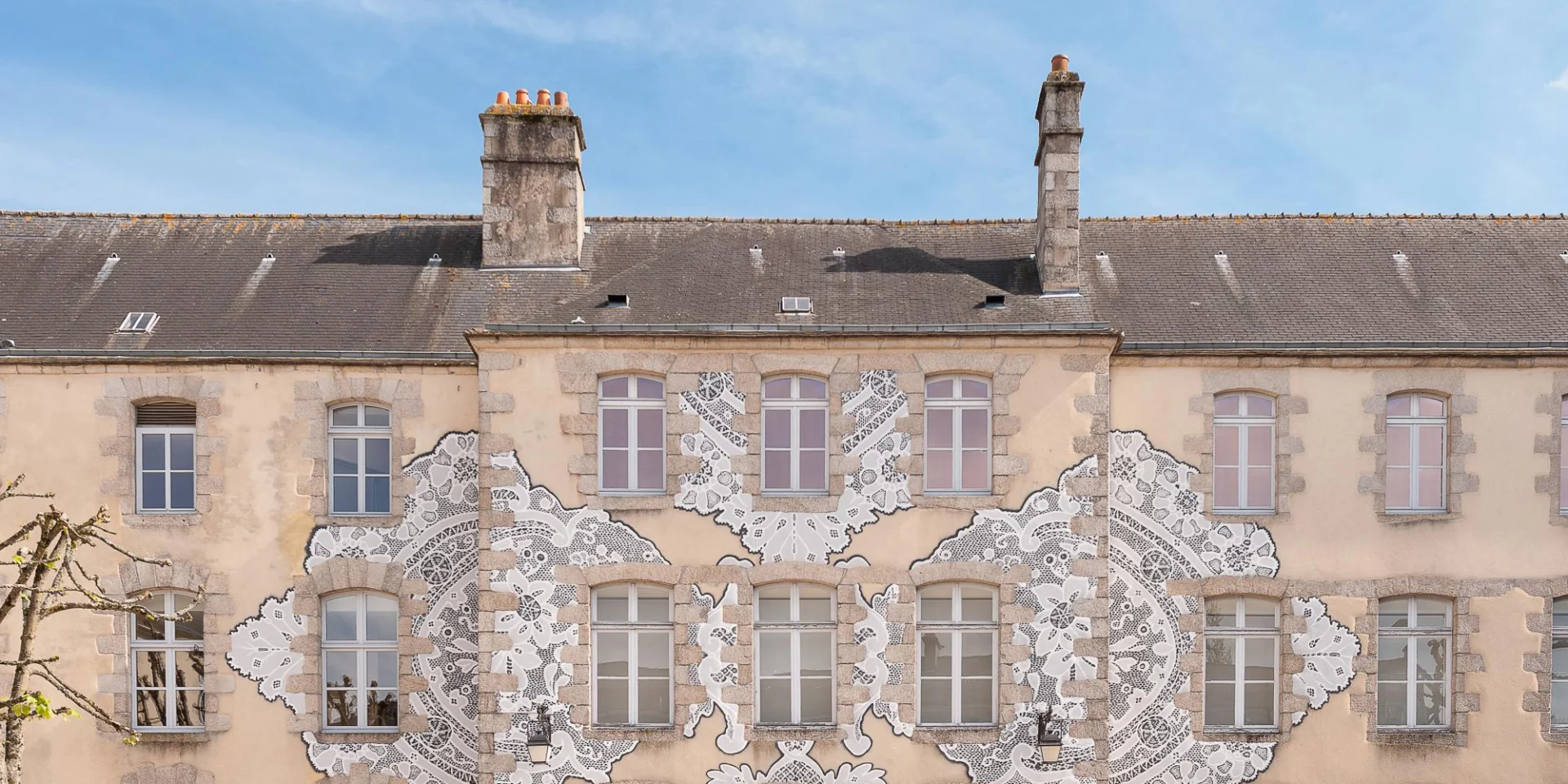 Façade du musée des beaux-arts et de la dentelle à Alençon