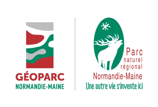 Logo Géoparc Normandie Maine