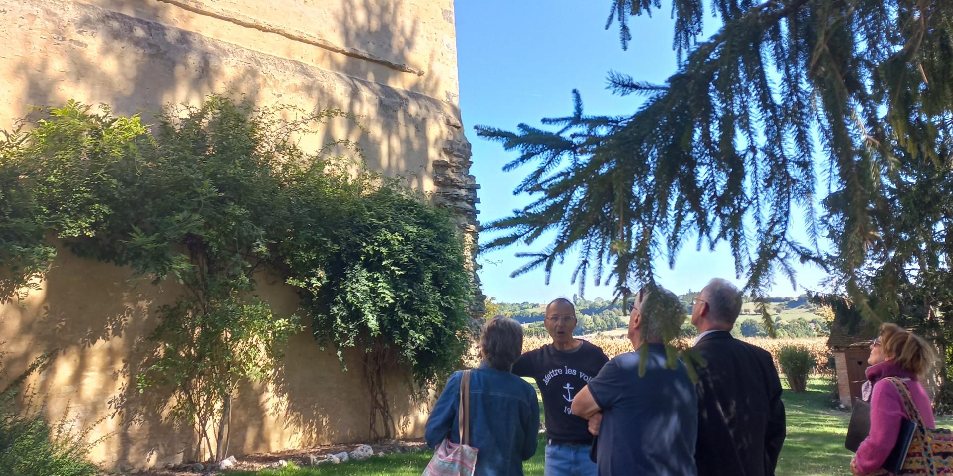 Présentation du Manoir de Couesme à Ancinnes lors d'une réunion Ambassadeurs le 21 septembre 2022