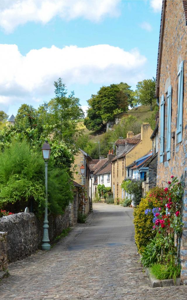 Rue du Bourgneuf à Fresnay-sur-Sarthe