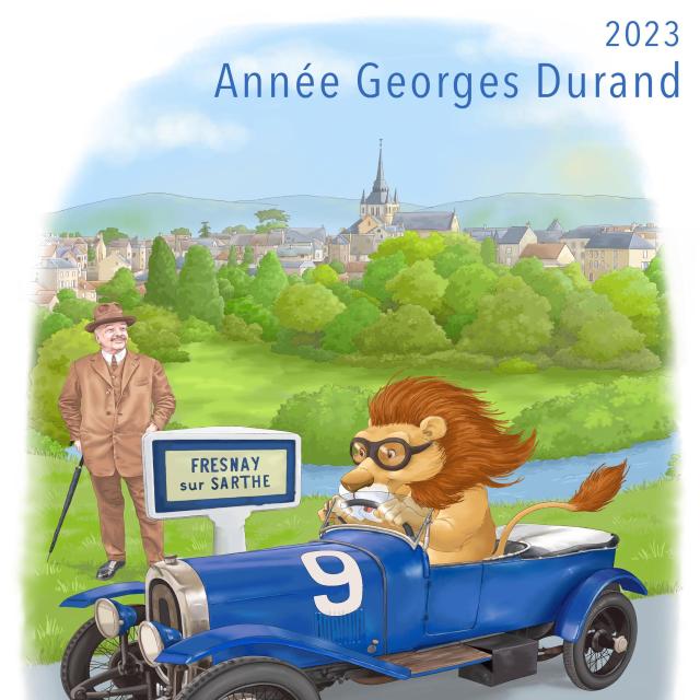 Affiche générale Année Georges Durand 2023