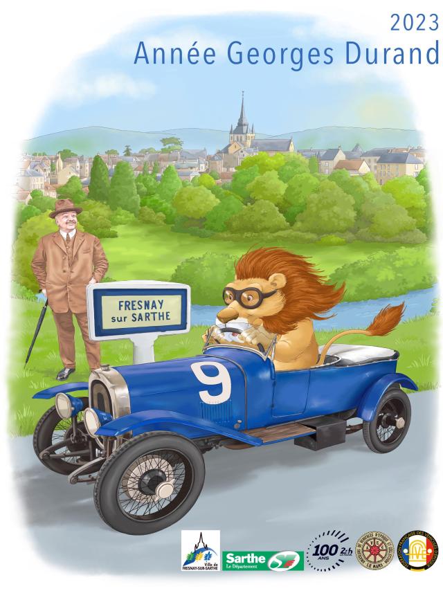 Affiche générale Année Georges Durand 2023
