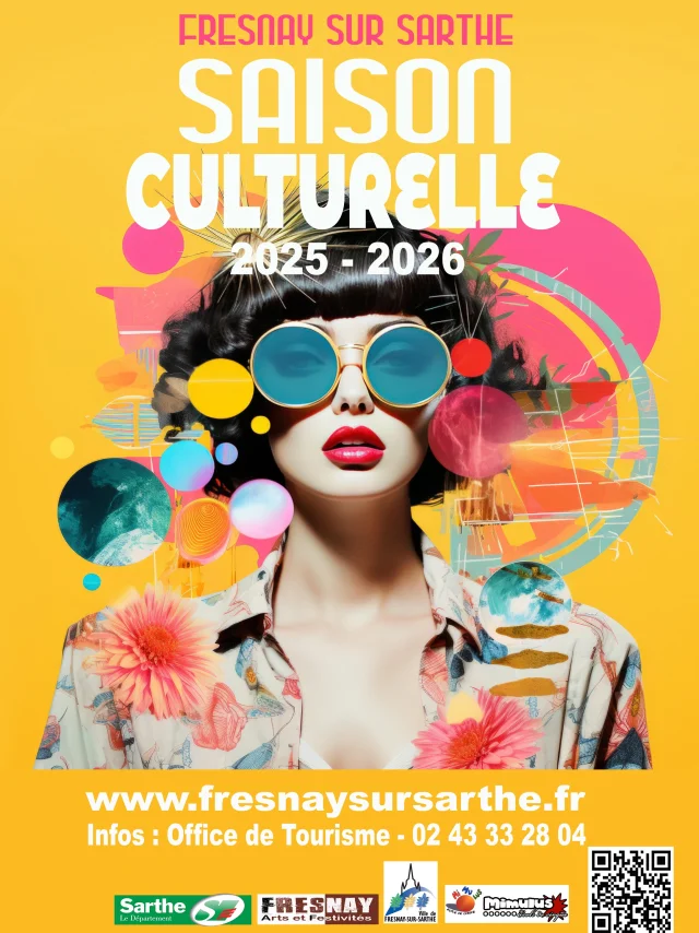 Affiche Saison Culturelle 2025-2026 - Fresnay-sur-Sarthe