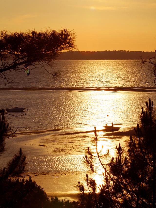 Coucher De Soleil Bassin