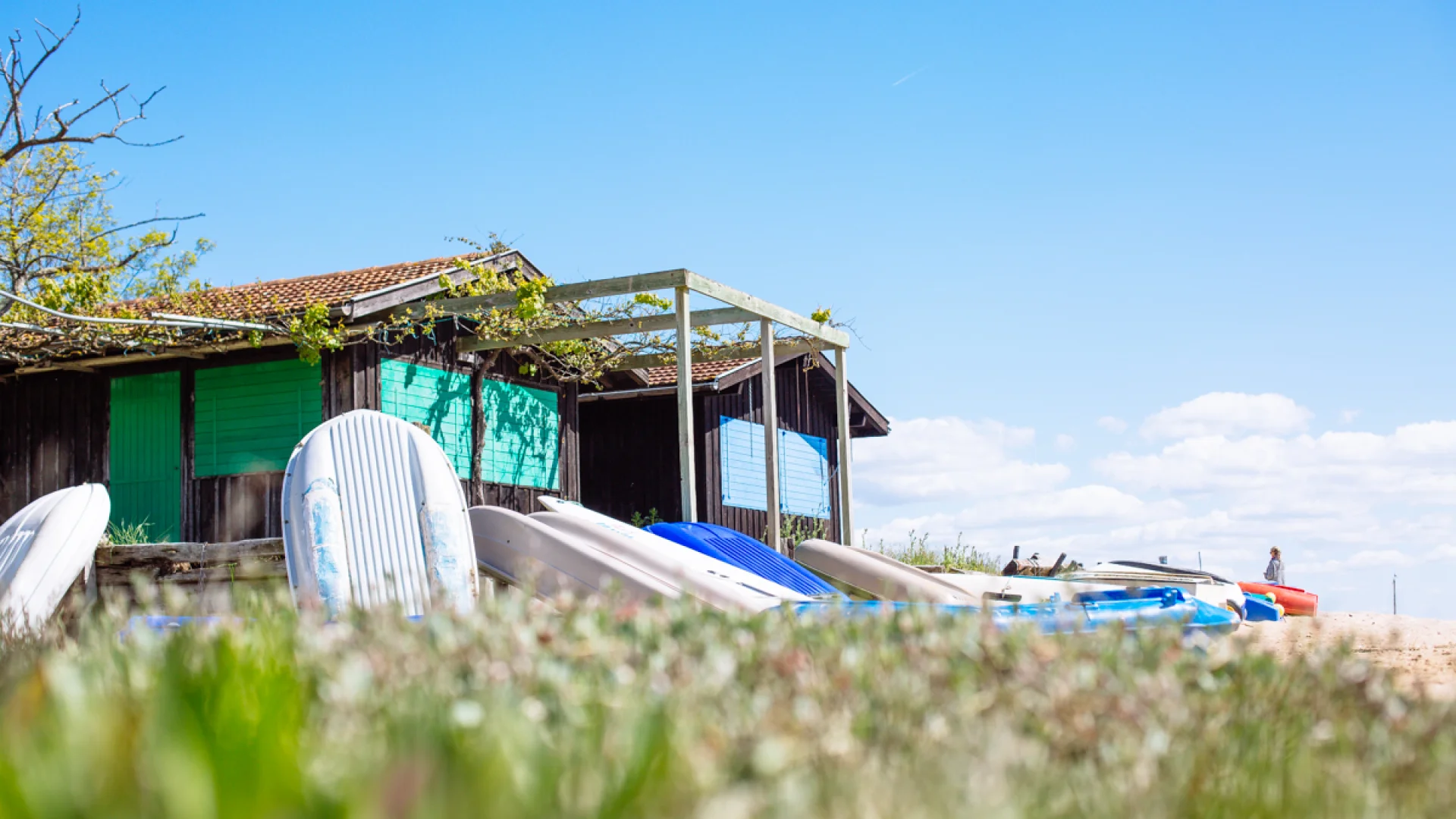 Aiguillon Cabanes Plage Front De Mer Cassiau 30