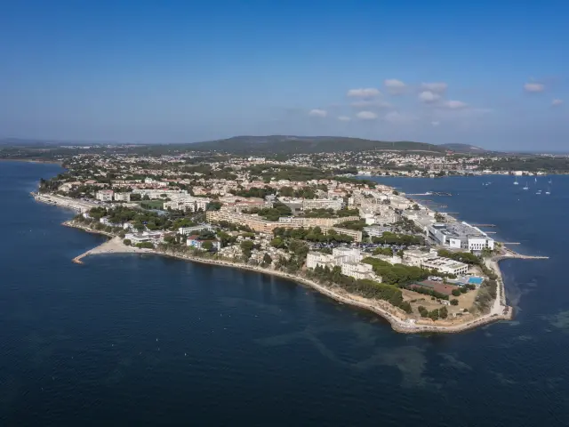 Vue aérienne Balaruc les bains