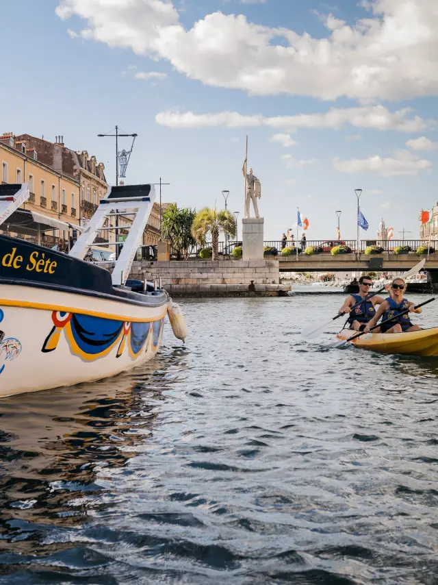 Sortie kayak canaux Sète