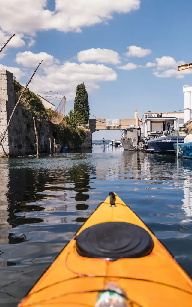 Pont levis sortie kayak