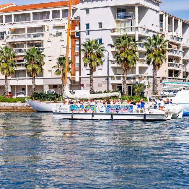 Escale sétoise, bateau de promenade