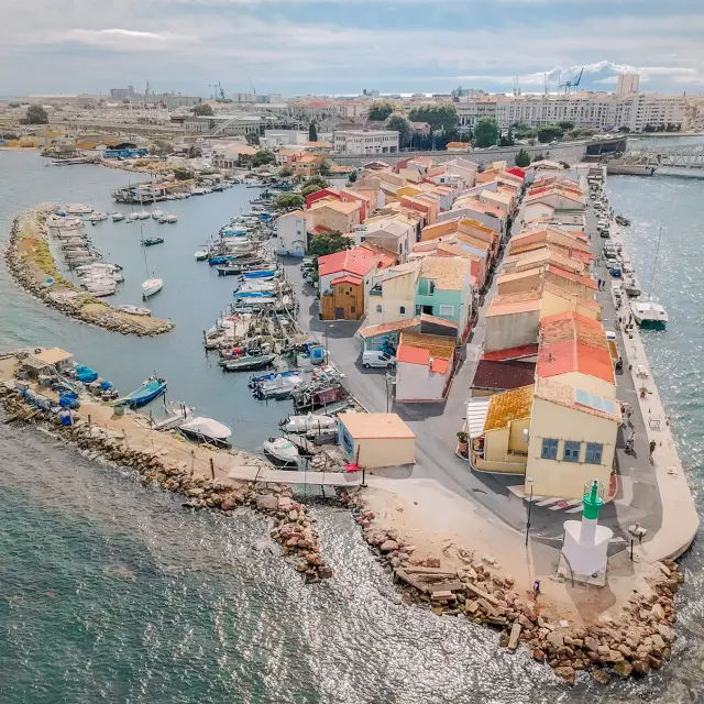 La pointe courte - Vue drone