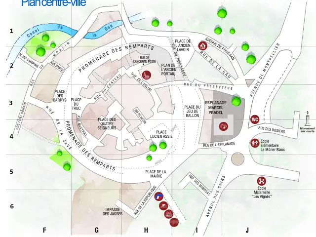 Plan Balaruc Le Vieux