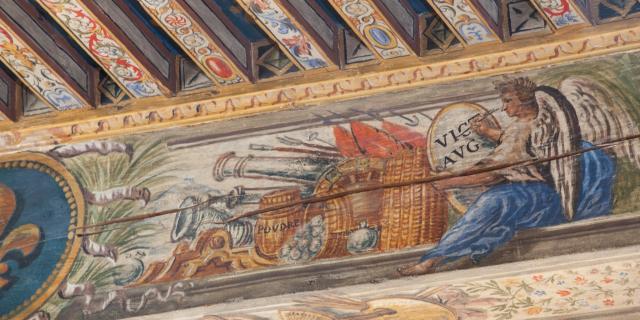 Ceiling of the Parliament courtroom in Trévoux