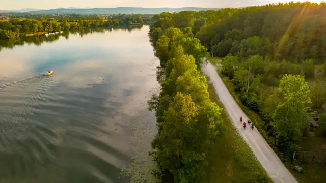 Balade en bateau sur la Saône et à vélo sur La Voie Bleue