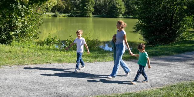 Family day at Parc de Cibeins in Misérieux