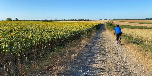 Gravel Sur Le Plateau chemin du terre