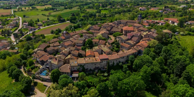 Perouges Aerien