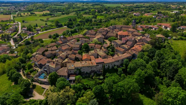 Perouges Aerien
