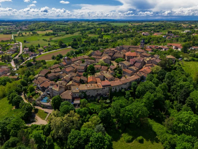Perouges Aerien