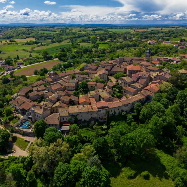 Perouges Aerien
