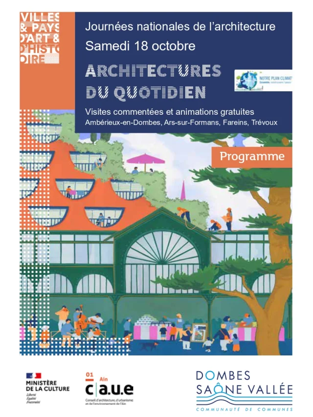 Journées Nationales Architecture Dombes Saone Vallée 2025
